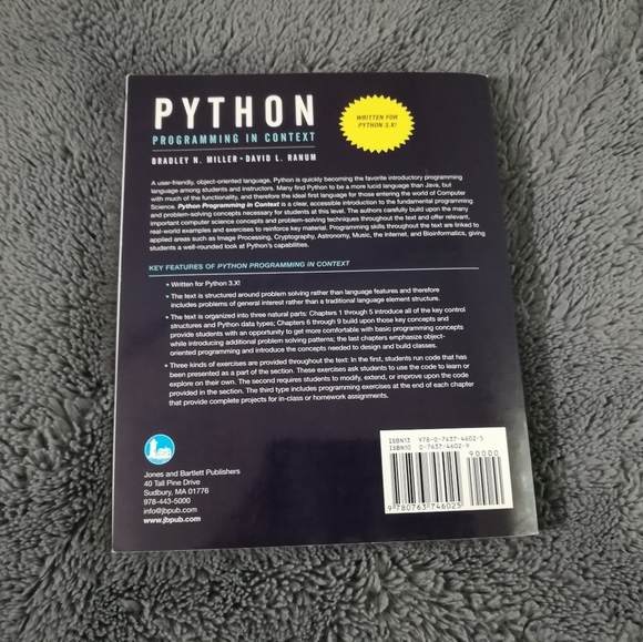 Python programming in context Bradley N. Miller - Picture 3 of 5